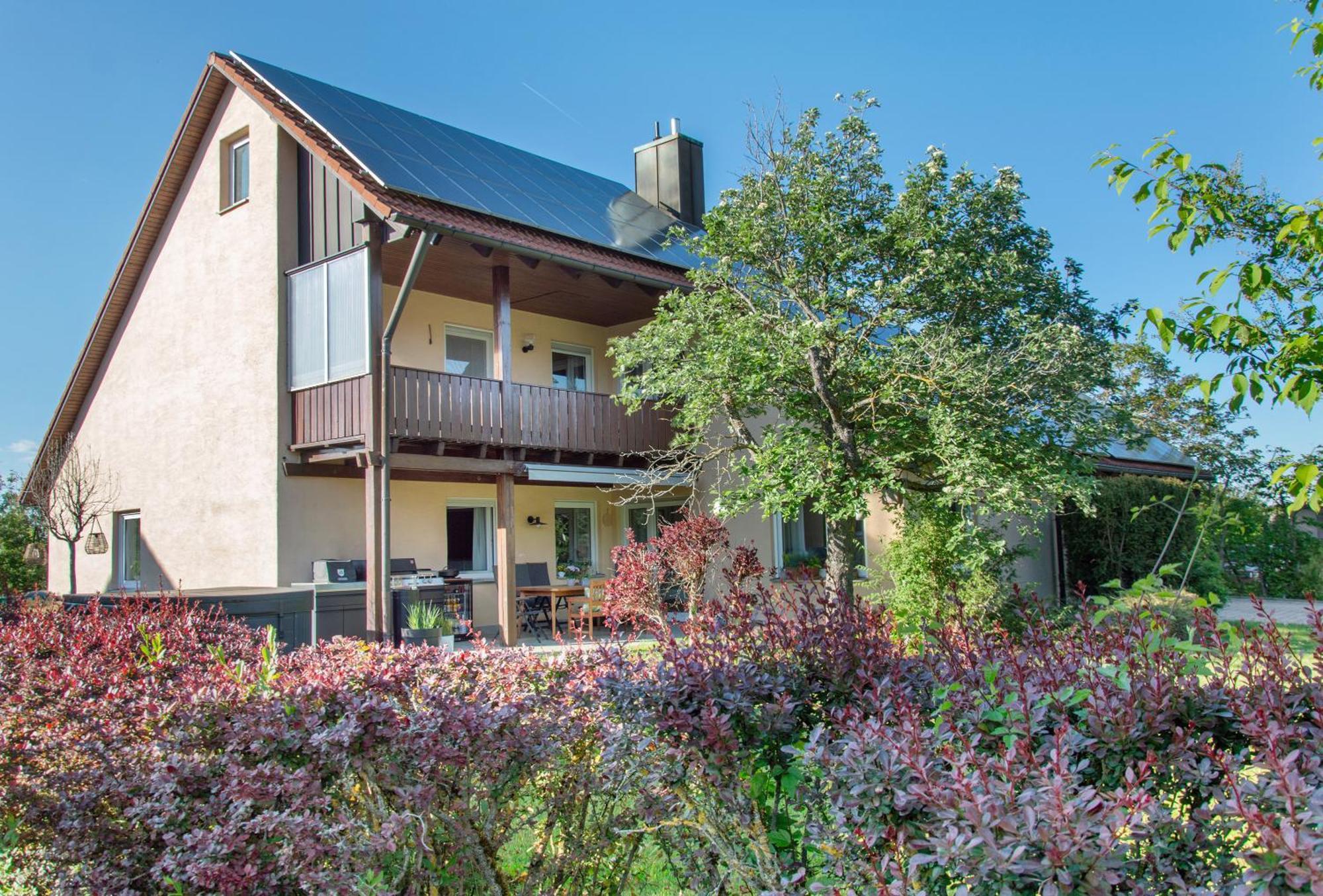 Ferienwohnung Apfelbluete Burgbernheim Zewnętrze zdjęcie